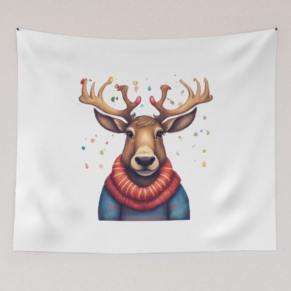 Item preview, Lindo reno navideño designed and sold by SimplyOskarArt.