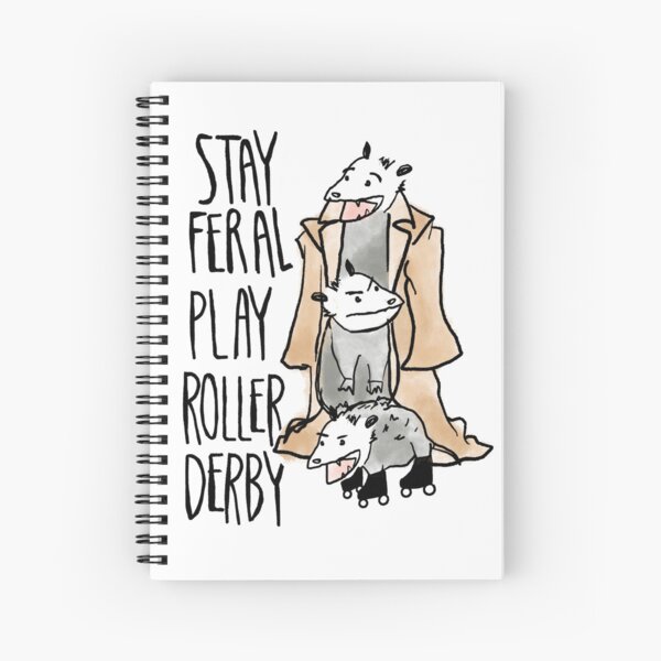 Item preview, Stay Feral Play Roller Derby designed and sold by Sierra Regional Roller Derby.