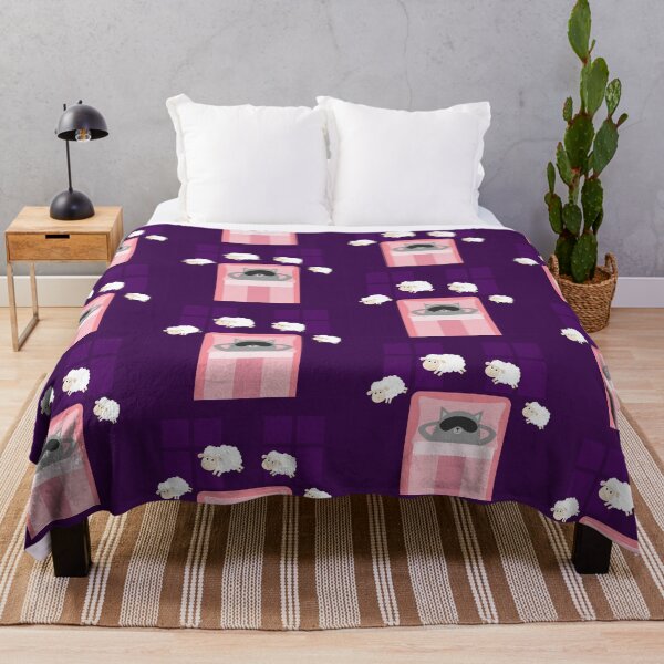 Item preview, Sleepy Kitty Counting Sheep designed and sold by Mary Ladd.