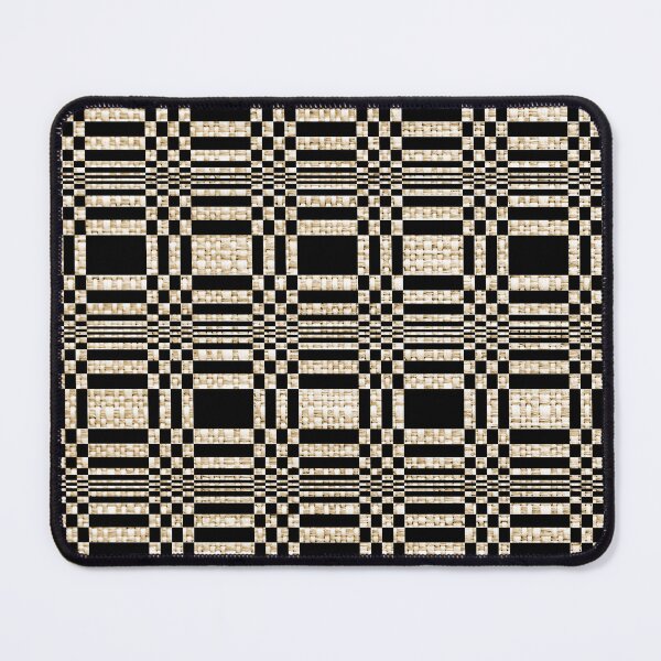 Item preview, Modern Black Finnish Jute Pattern - Contemporary Design with Fibre Texture designed and sold by CottonGarb.
