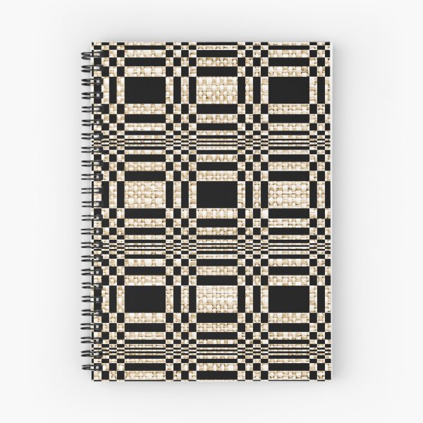 Item preview, Modern Black Finnish Jute Pattern - Contemporary Design with Fibre Texture designed and sold by CottonGarb.