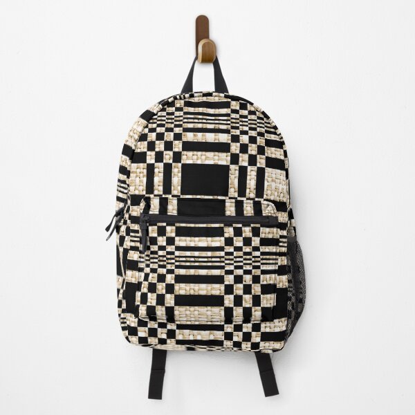 Item preview, Modern Black Finnish Jute Pattern - Contemporary Design with Fibre Texture designed and sold by CottonGarb.