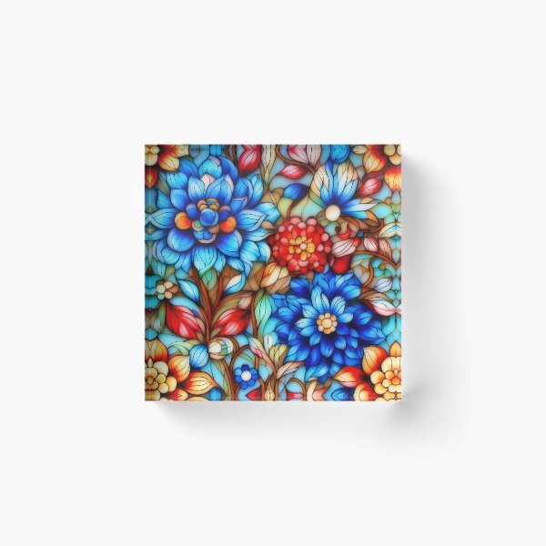 Aperçu de l'œuvre Vitraux Floraison par Maison d'Éclat créée et vendue par stevepmp.