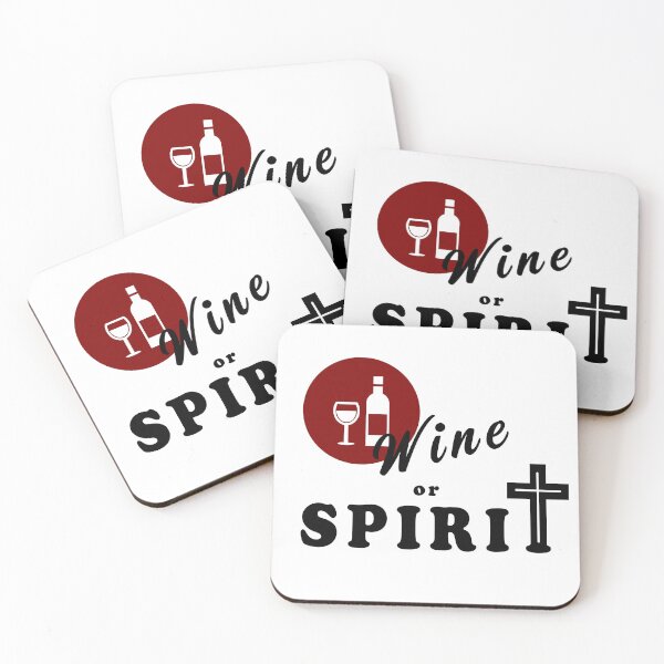 Item preview, "Wine or Spirit" Christian Religious Quote designed and sold by LindaCooke.
