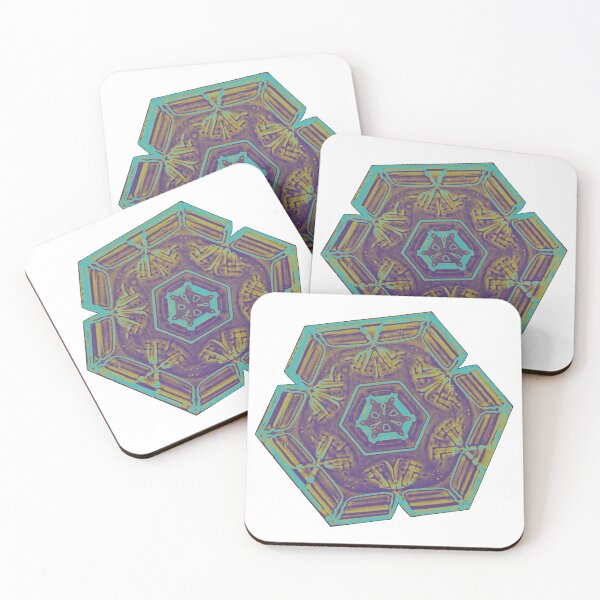 Item preview, Wilson Bentley Tabular Snowflake - 948, in Kiwi designed and sold by DreamingBeetle.