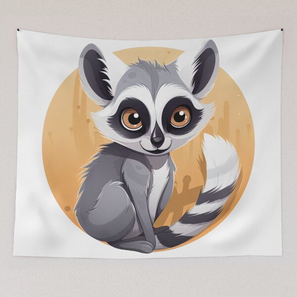 Item preview, Lemur | cute style designed and sold by ComicsFactory.
