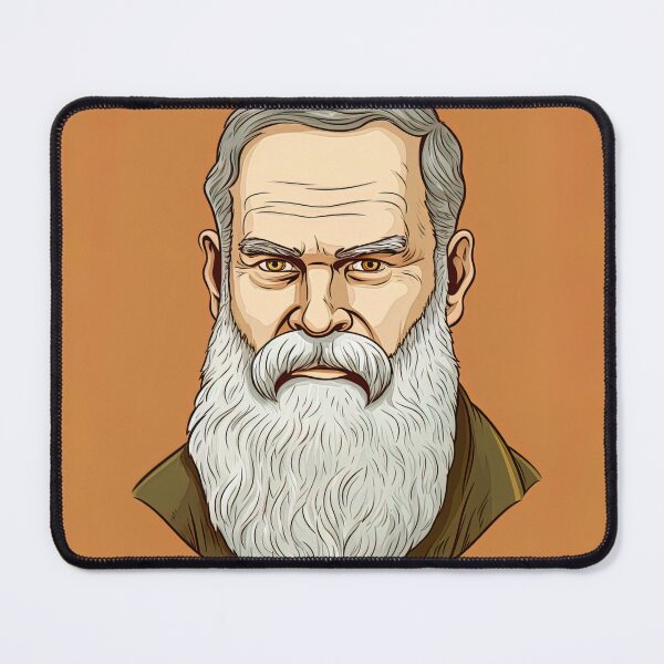 Item preview, Leo Tolstoy | cute style designed and sold by ComicsFactory.