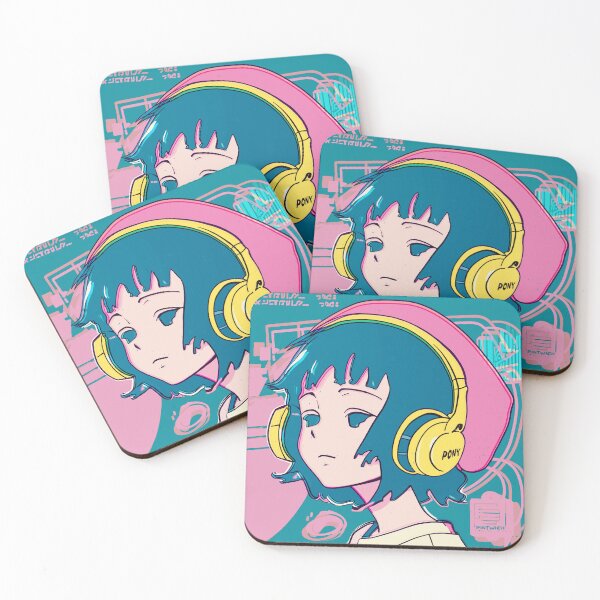 Item preview, Lofi Chill Yellow Headphones designed and sold by Pintwich.