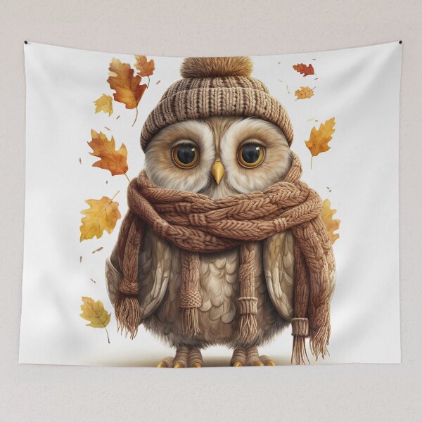 Item preview, Owl's Autumn Attire designed and sold by LittleLuvies.