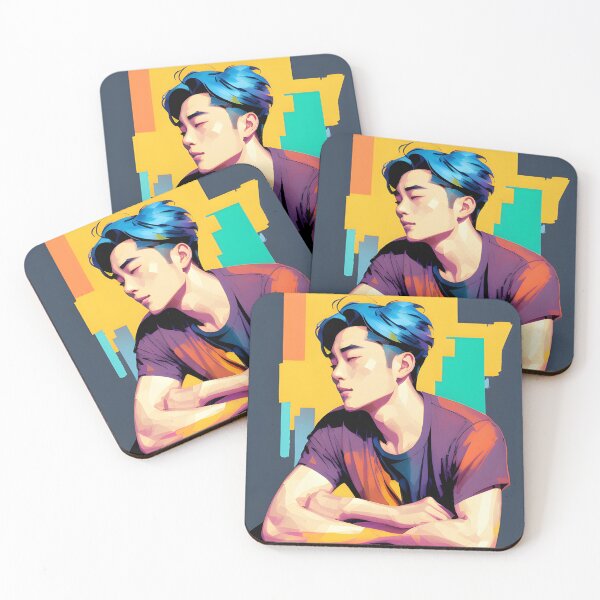 Item preview, Abstract art of Park Seo Joon designed and sold by H  Schneiter.