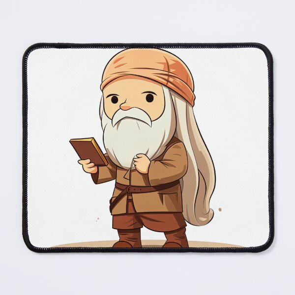 Item preview, Leonardo da Vinci | cute style designed and sold by ComicsFactory.