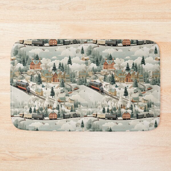 Item preview, Christmas Decor 2 Model Trains designed and sold by DigitalPatternx.