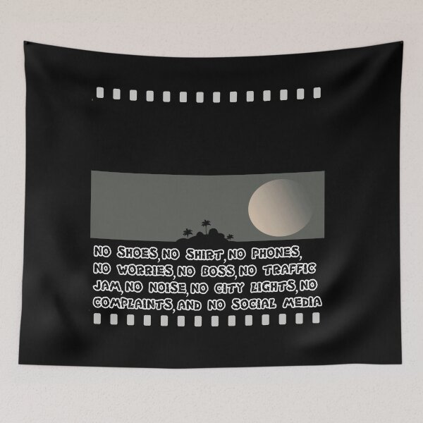 Item preview, No shoes,No shirt,no phone,noworries designed and sold by porfysoundtrack.