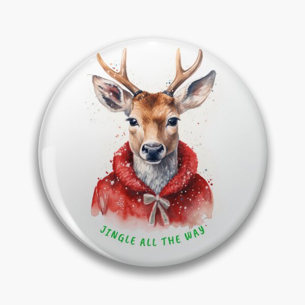 Item preview, Jingle All The Way Cute Deer Xmas Christmas Festive Season designed and sold by OliveAndSnow.