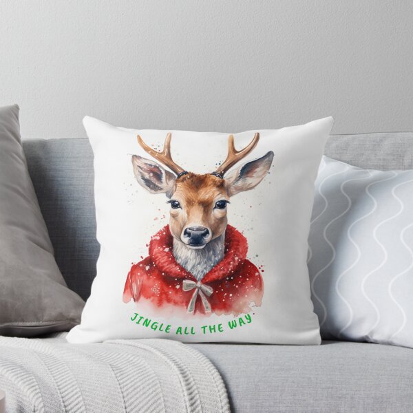 Item preview, Jingle All The Way Cute Deer Xmas Christmas Festive Season designed and sold by OliveAndSnow.