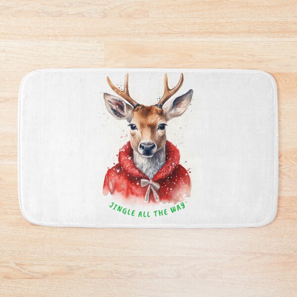 Item preview, Jingle All The Way Cute Deer Xmas Christmas Festive Season designed and sold by OliveAndSnow.
