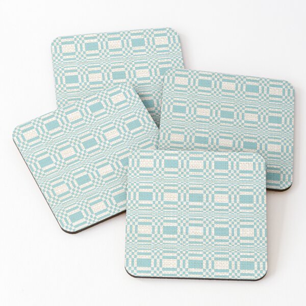 Item preview, Modern Slate Blue Finnish Jute Pattern - Contemporary Design with Fibre Texture designed and sold by CottonGarb.