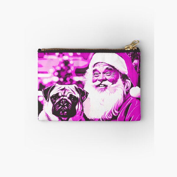 Item preview, Pug HAPPY HOLIDAYS 34 PINK PUGGY HOLIDAYS designed and sold by RedBluffTraders.