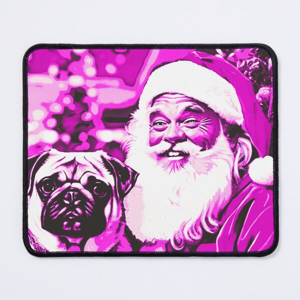 Item preview, Pug HAPPY HOLIDAYS 34 PINK PUGGY HOLIDAYS designed and sold by RedBluffTraders.
