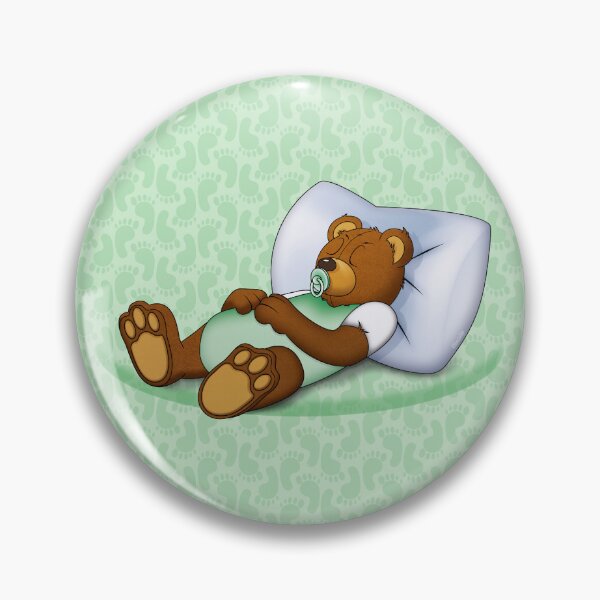 Item preview, Sleeping Ted - Green designed and sold by ifourdezign.