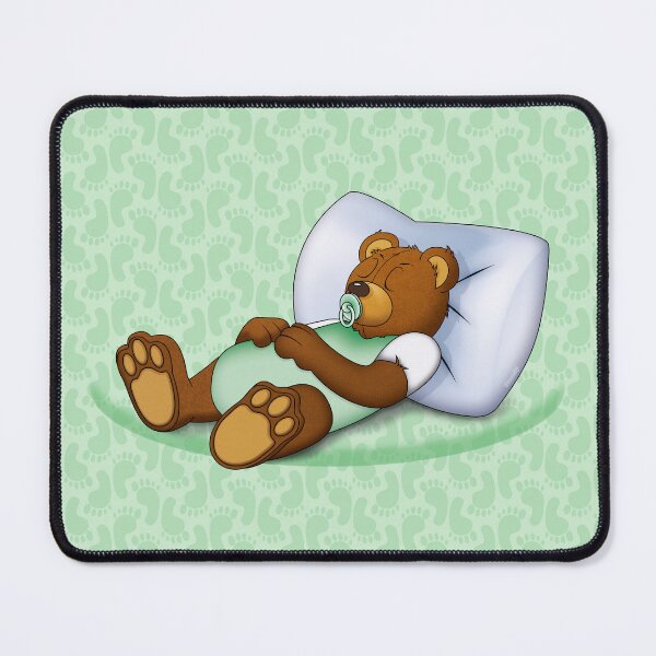 Item preview, Sleeping Ted - Green designed and sold by ifourdezign.