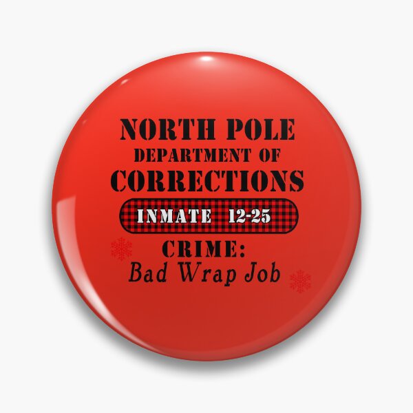 Item preview, NORTH POLE CORRECTIONS DEPT BAD WRAP JOB FUNNY XMAS designed and sold by Greenbaby.