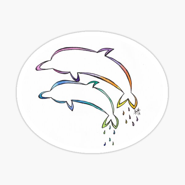 Item preview, Dolphins - Play Together, Swim Together, Grow Together designed and sold by Shiloh Moore.