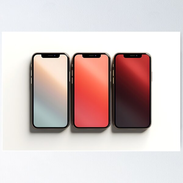 high quality mobile mockups, Ultra realistic smartphone, tech design Poster