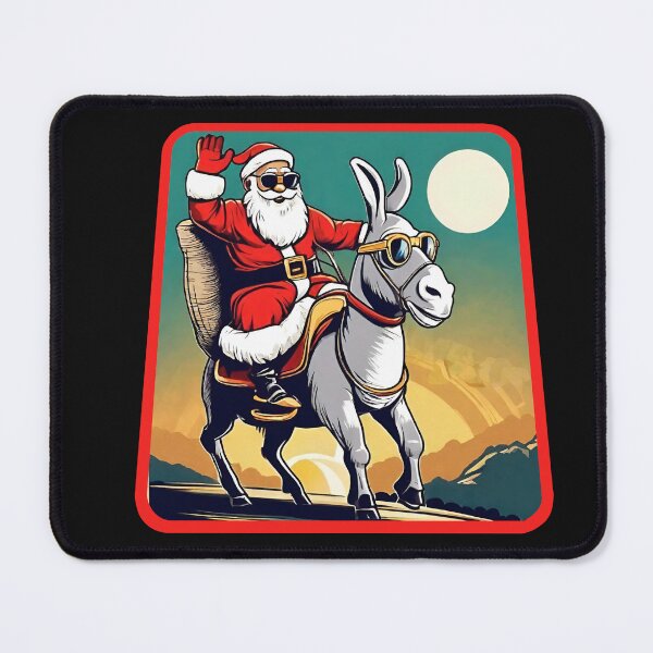 Item preview, Santa with sunglasses designed and sold by Eolithic.
