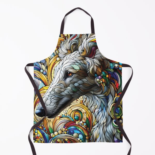 Item preview, Beatuiful borzoi, stained glass. I love borzois. designed and sold by MrPila.