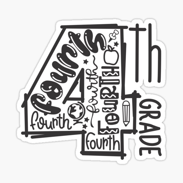 Item preview, 4th Fourth Grade designed and sold by soycarlosverde.