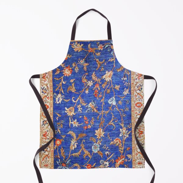 Item preview, Blue Floral Oriental Rug Print designed and sold by Vicky Brago-Mitchell®.