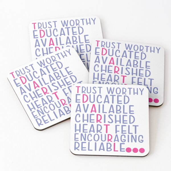 Item preview, Trust Worthy/Educated/Cherished designed and sold by GlamochiC0.