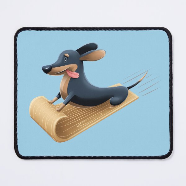 Item preview, Sledding Dachshund designed and sold by Angele Gougeon.