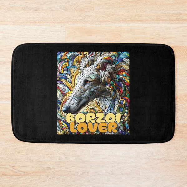 Item preview, Borzoi lover, stained glass. I love borzois. designed and sold by MrPila.