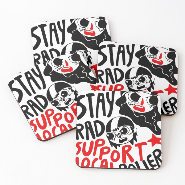 Item preview, Stay Rad Support Local Roller Derby designed and sold by Sierra Regional Roller Derby.