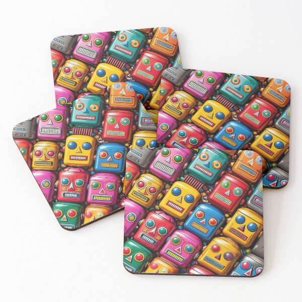 Item preview, Robot Head Pattern designed and sold by ArtFactoryAI.
