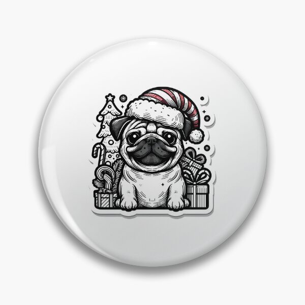 Item preview, Pug's Holiday Hat designed and sold by EpicPaws.