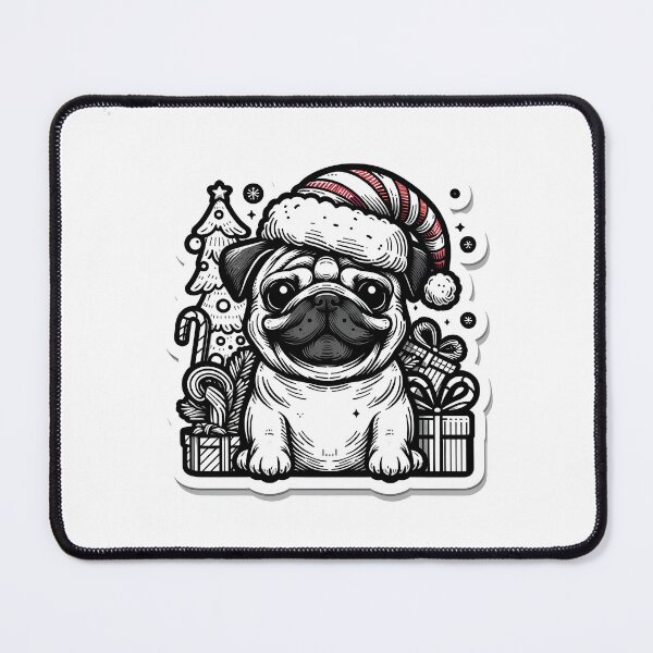 Item preview, Pug's Holiday Hat designed and sold by EpicPaws.