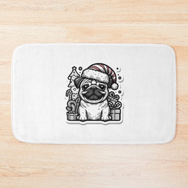 Item preview, Pug's Holiday Hat designed and sold by EpicPaws.