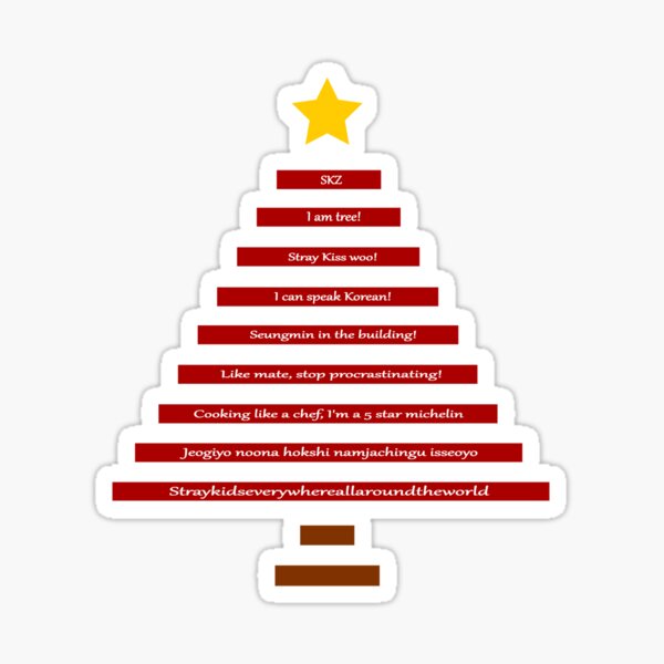 Artikel-Vorschau von Streunende Kinder OT8 | Ikonische Linien | Weihnachtsbaum | SKZmas Design, designt und verkauft von sanneenebrant.