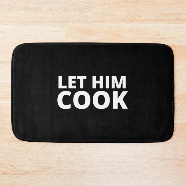 Item preview, LET HIM COOK MEME - APRON designed and sold by Josan Designs.