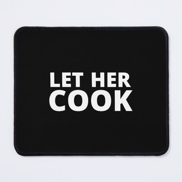 Item preview, LET HER COOK MEME - APRON designed and sold by Josan Designs.