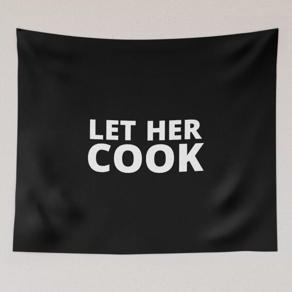 Item preview, LET HER COOK MEME - APRON designed and sold by Josan Designs.