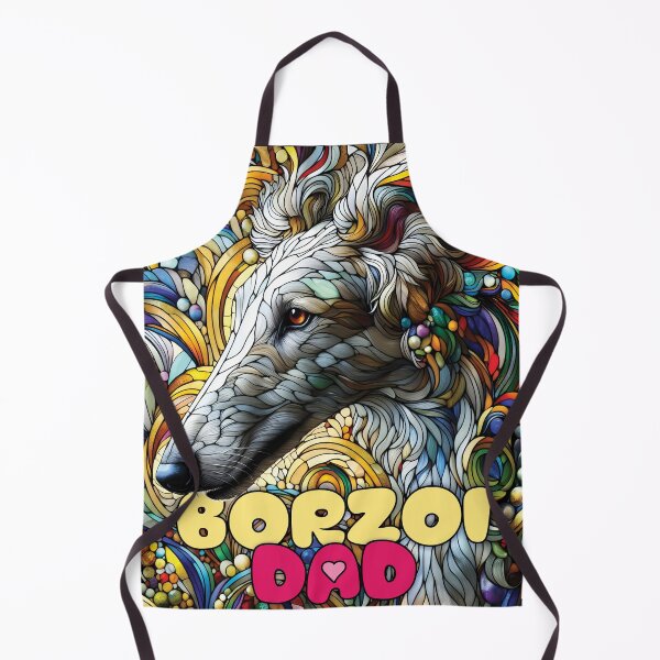 Item preview, Borzoi dad, stained glass. I love borzois. designed and sold by MrPila.