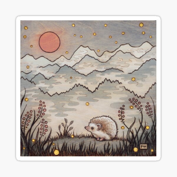Item preview, Hedgehog in the Fog designed and sold by Fay Helfer.