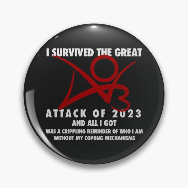 Item preview, i survived the great attack of ao3 designed and sold by Jasy Avila.