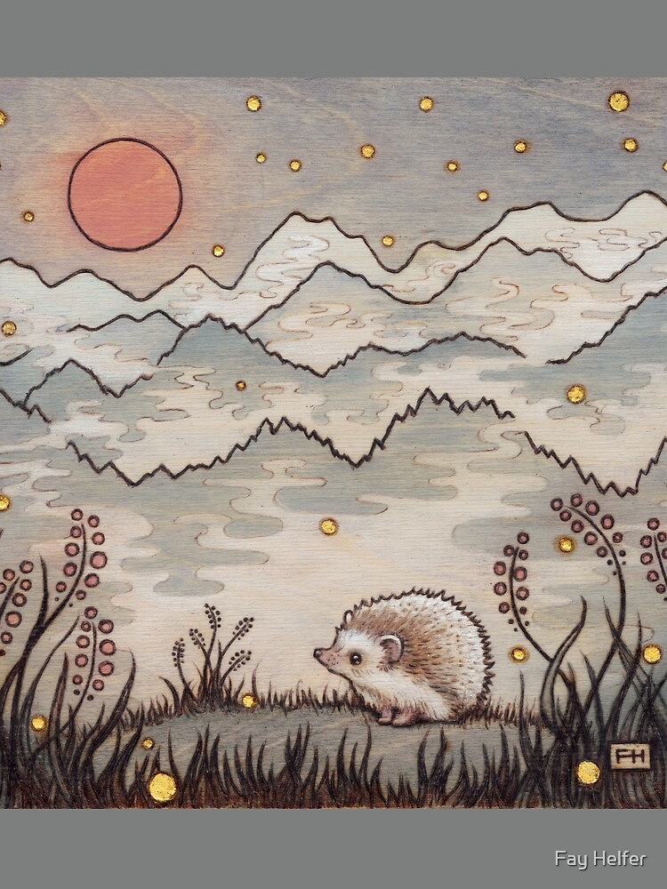Hedgehog in the Fog by FayHelfer