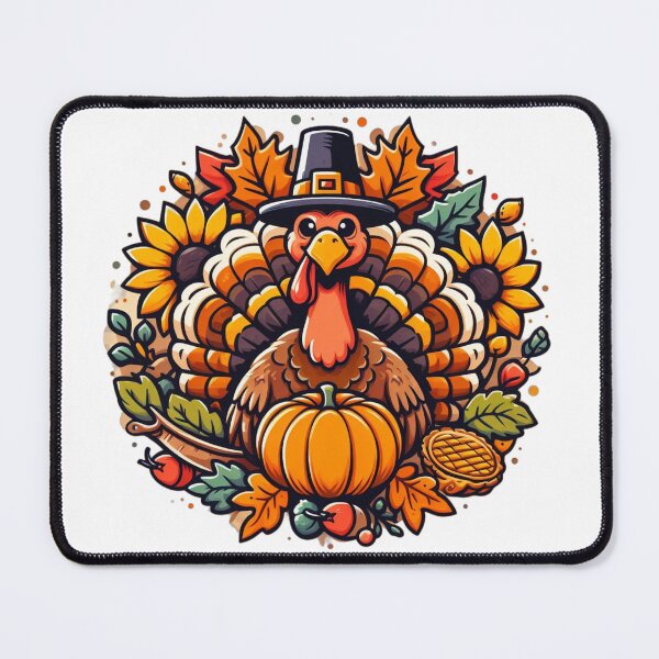 Item preview, thanksgiving turkey and pumpkin designed and sold by peno-.