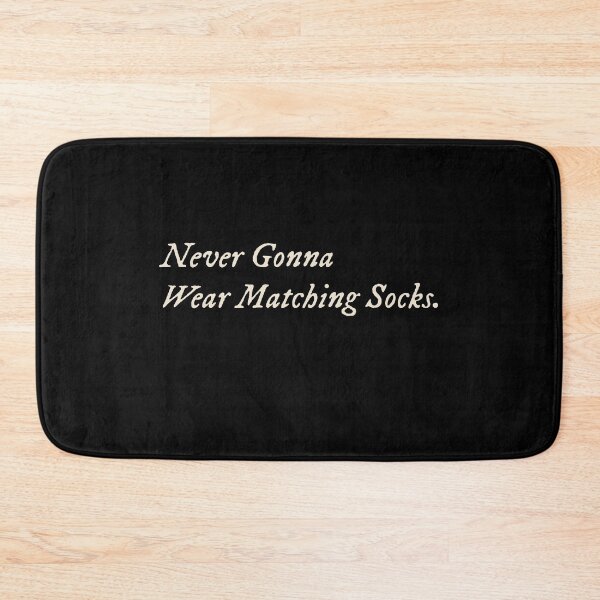 Item preview, Never Gonna Wear Matching Socks designed and sold by StudioTVDinners.